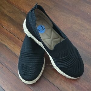 Adrienne Vittadini Black Slip-On Shoes